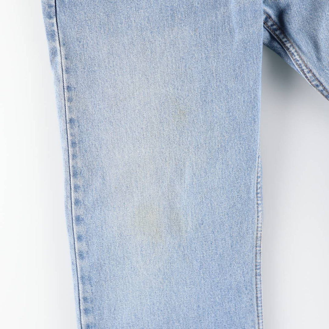 Levi's 505 REGULAR FIT tapered denim pants for men, size w32 cotton blue type Vintage Second Hand