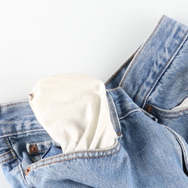 Levi's 505 REGULAR FIT tapered denim pants for men, size w32 cotton blue type Vintage Second Hand