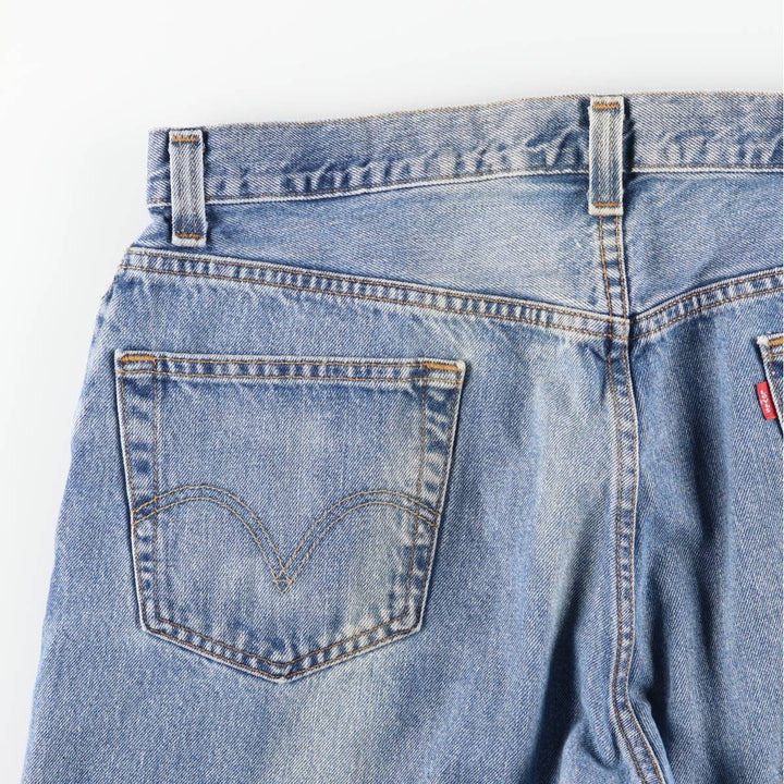 Levi's 505 REGULAR FIT tapered denim pants for men, size w36 cotton blue type Vintage Second Hand