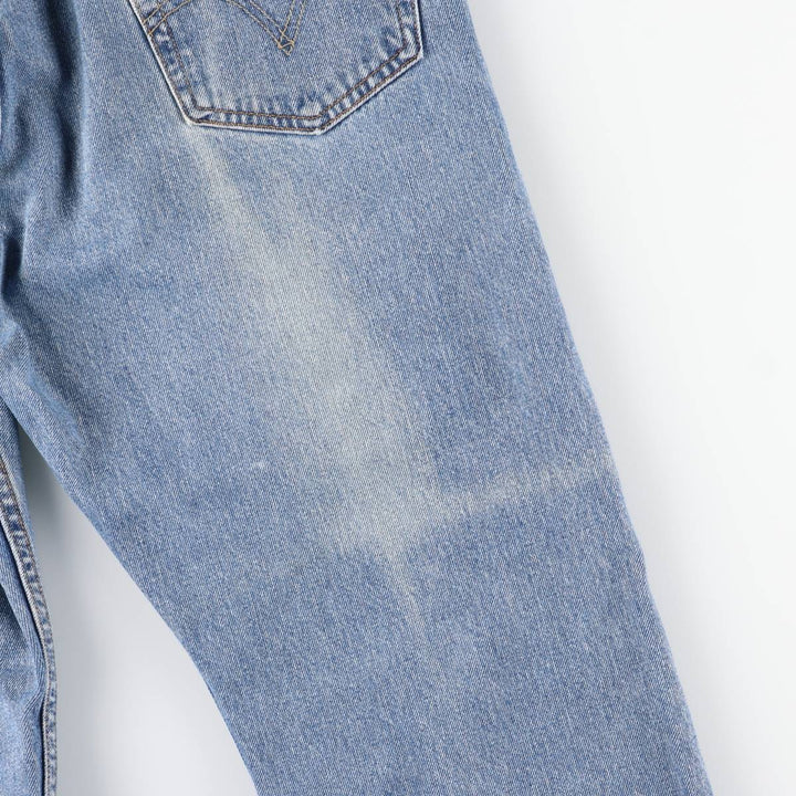 Levi's 505 REGULAR FIT tapered denim pants for men, size w36 cotton blue type Vintage Second Hand