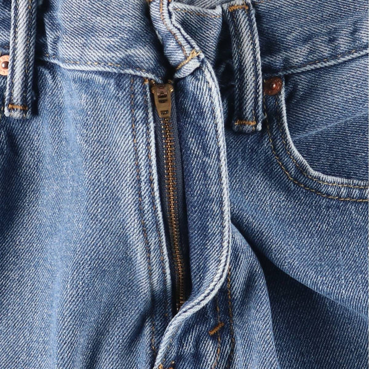Levi's 505 STRAIGHT FIT tapered denim pants for men, size w34 cotton blue type Vintage Second Hand