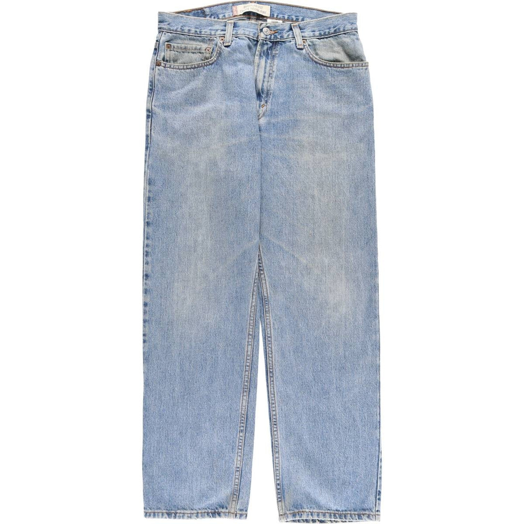 Levi's 505 REGULAR FIT tapered denim pants for men, size w33 cotton blue type Vintage Second Hand