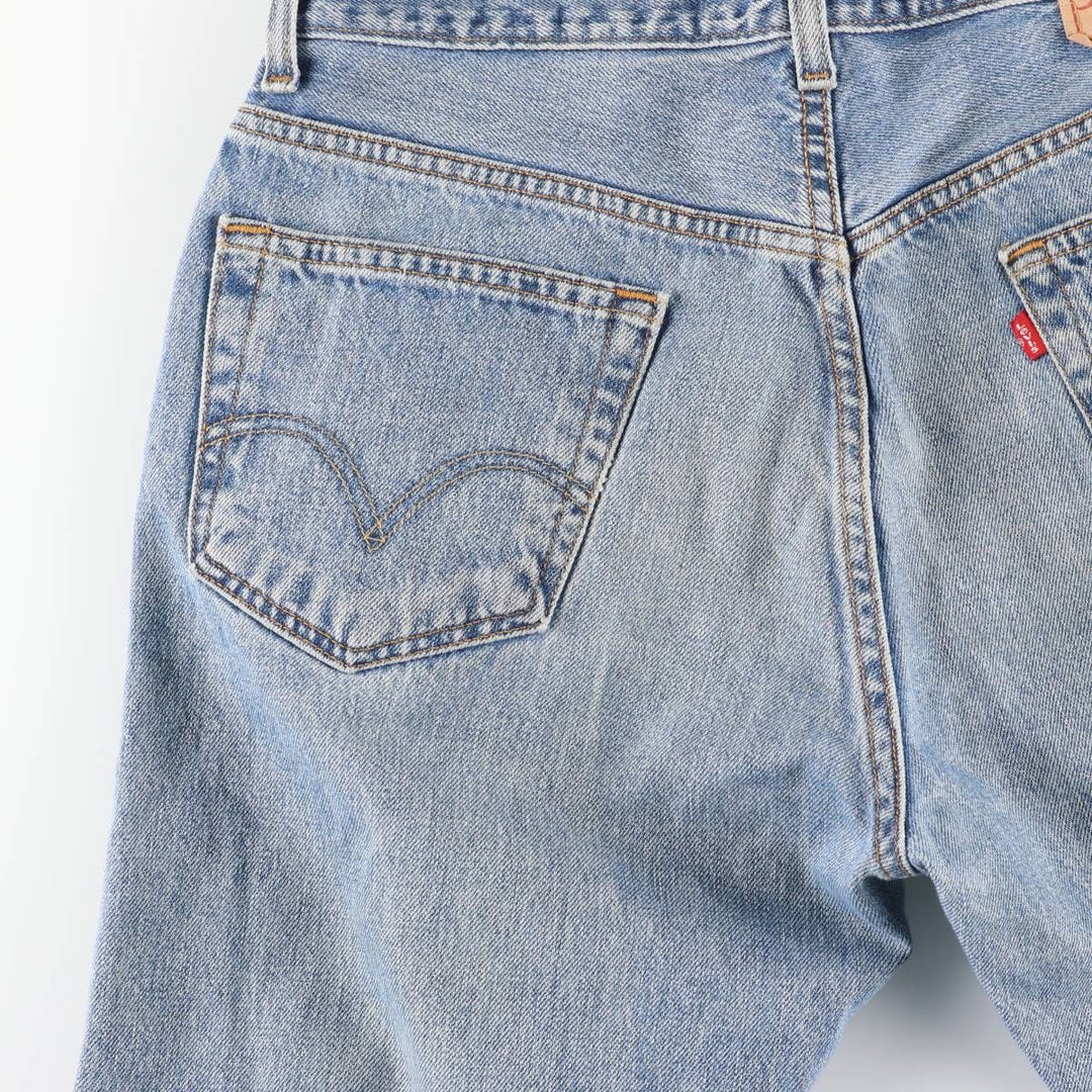 Levi's 505 REGULAR FIT tapered denim pants for men, size w33 cotton blue type Vintage Second Hand