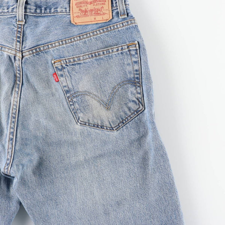 Levi's 505 REGULAR FIT tapered denim pants for men, size w33 cotton blue type Vintage Second Hand