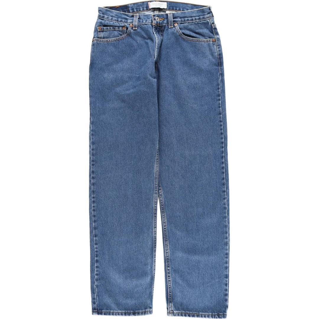 Levi's 505 REGULAR FIT tapered denim pants for men, size w32 cotton blue type Vintage Second Hand