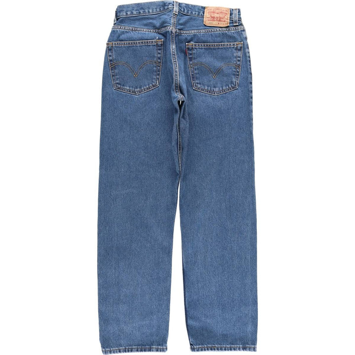 Levi's 505 REGULAR FIT tapered denim pants for men, size w32 cotton blue type Vintage Second Hand