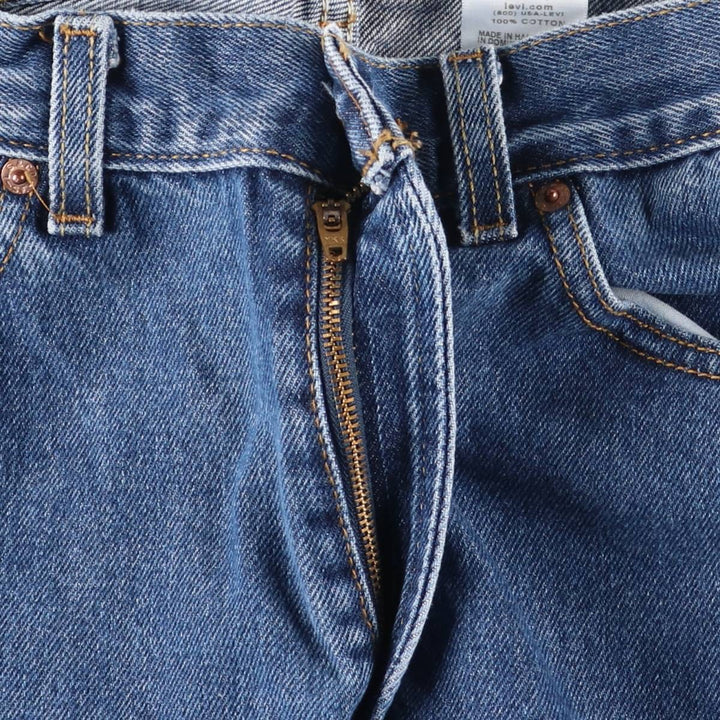 Levi's 505 REGULAR FIT tapered denim pants for men, size w32 cotton blue type Vintage Second Hand