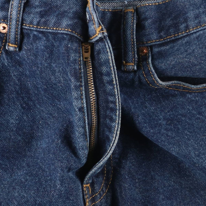 Levi's 505 tapered denim pants for men, size W34 cotton blue type Vintage Second Hand