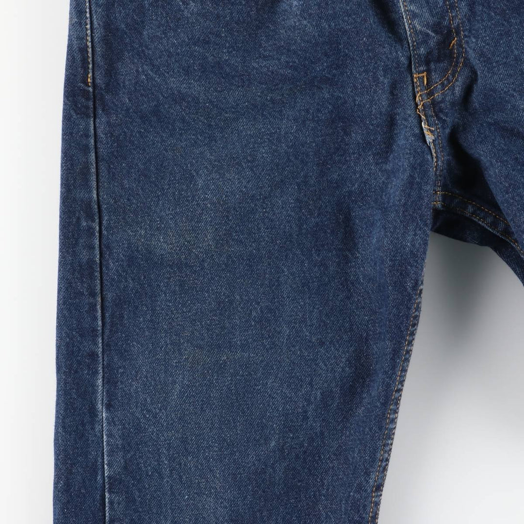 Levi's 505 tapered denim pants for men, size W34 cotton blue type Vintage Second Hand