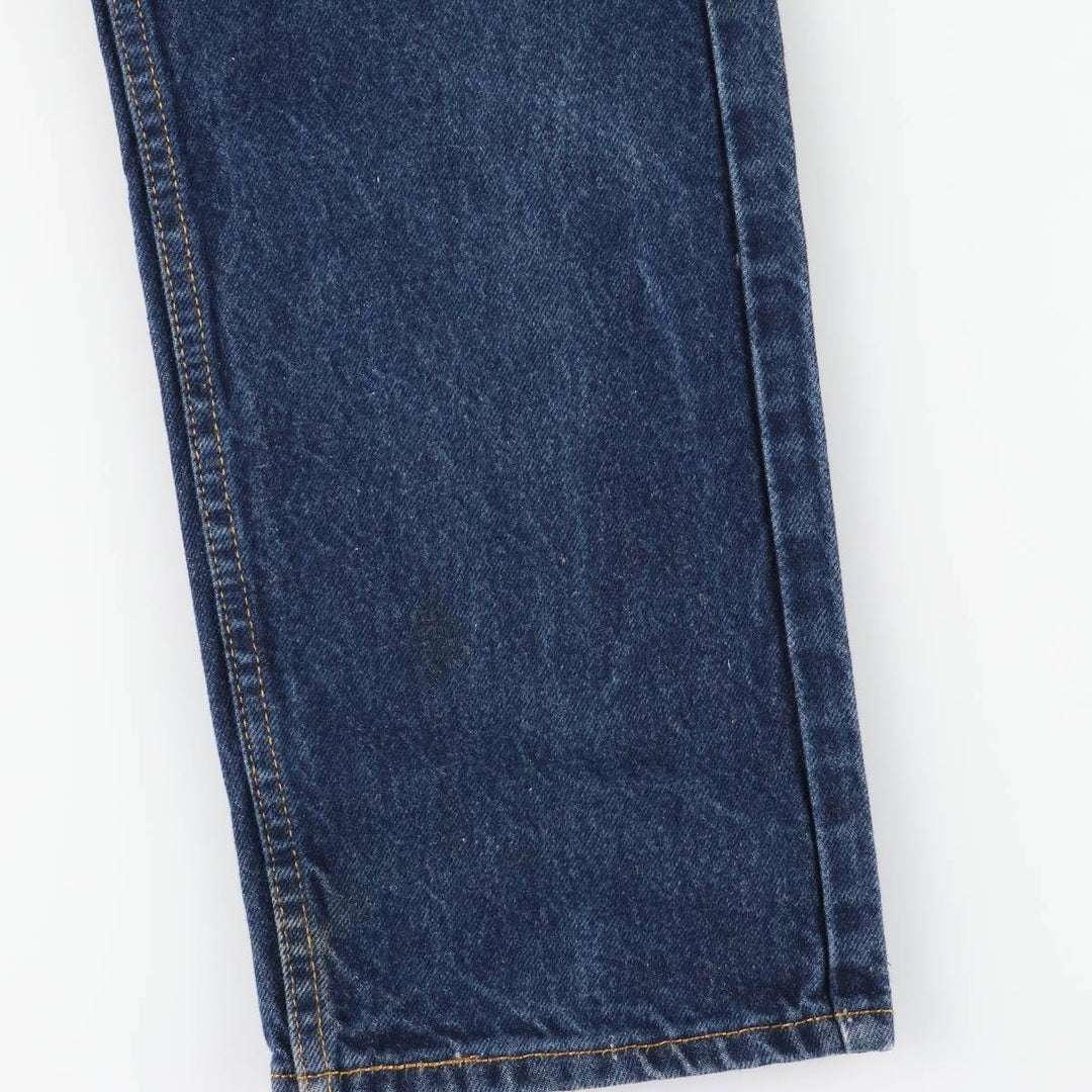 Levi's 505 tapered denim pants for men, size W34 cotton blue type Vintage Second Hand
