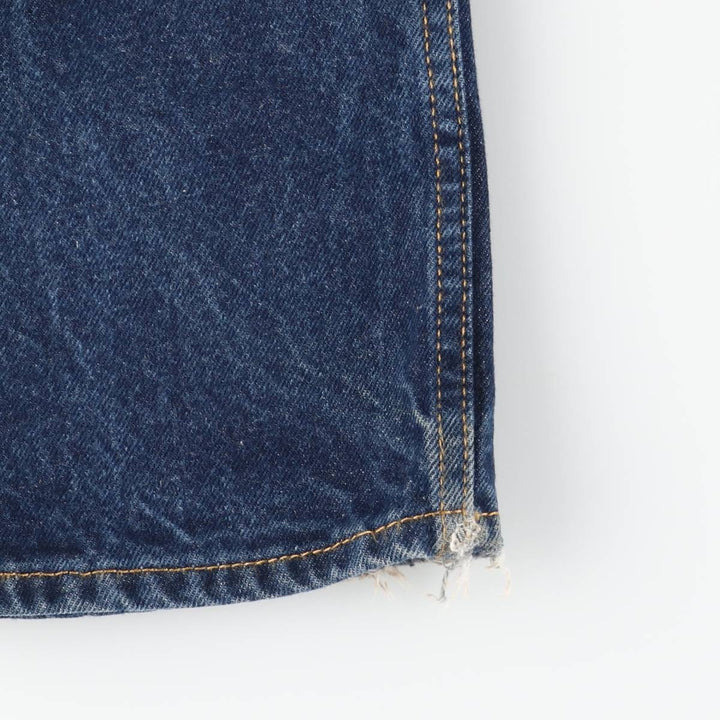 Levi's 505 tapered denim pants for men, size W34 cotton blue type Vintage Second Hand