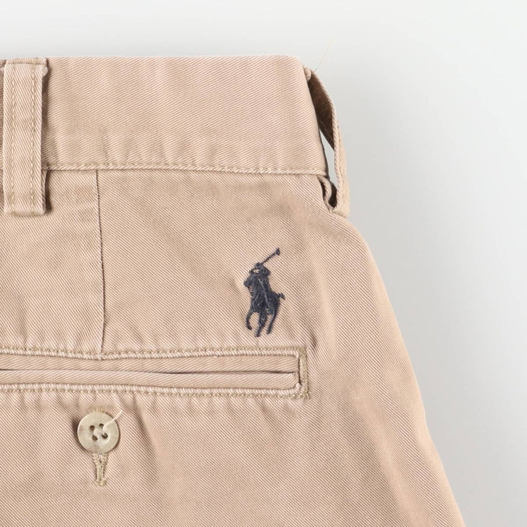 Ralph Lauren POLO by Ralph Lauren SMITH PANT chino pants, men's size W34 cotton beige type brown Vintage Second Hand