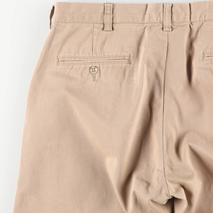 Ralph Lauren POLO by Ralph Lauren SMITH PANT chino pants, men's size W34 cotton beige type brown Vintage Second Hand