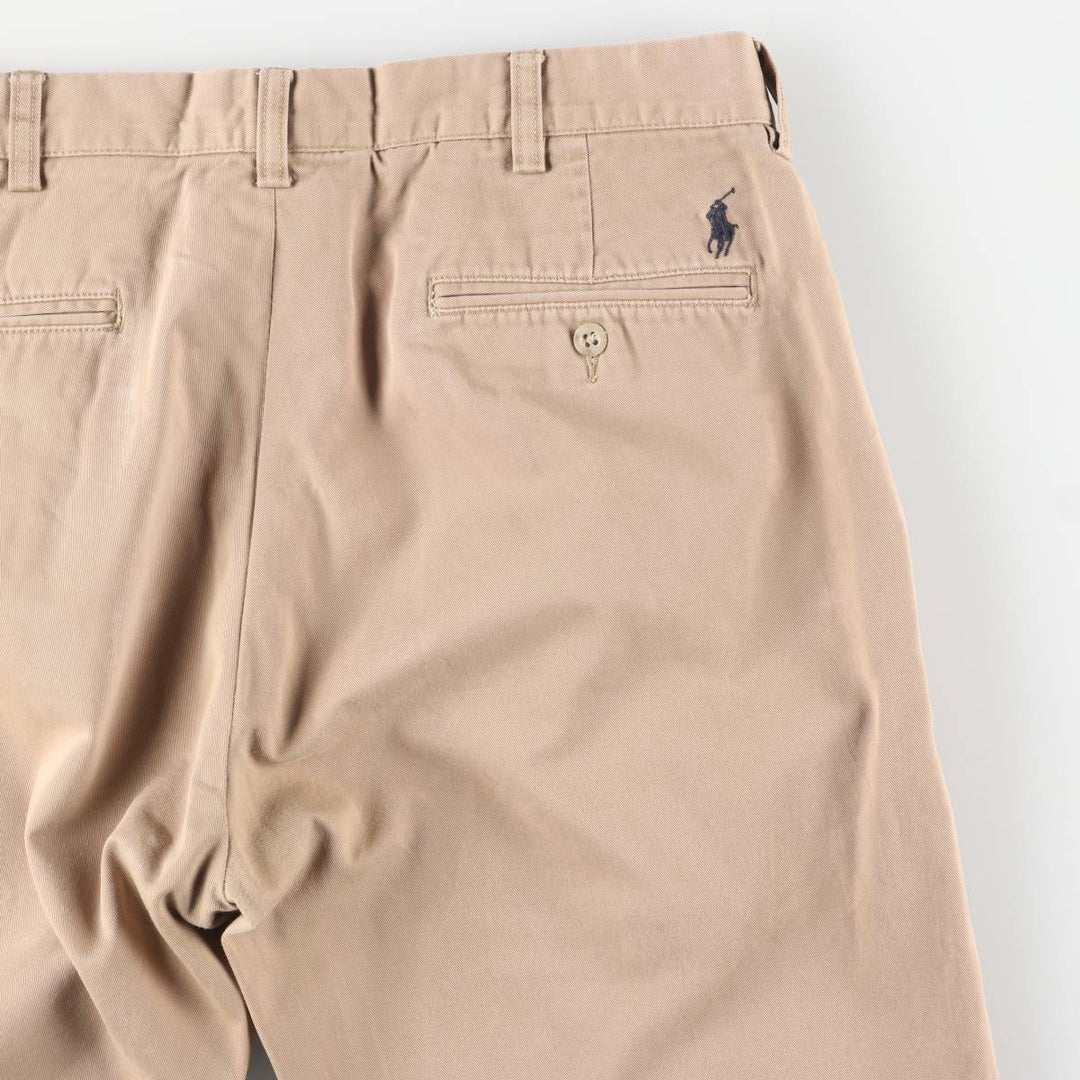 Ralph Lauren POLO by Ralph Lauren SMITH PANT chino pants, men's size W34 cotton beige type brown Vintage Second Hand