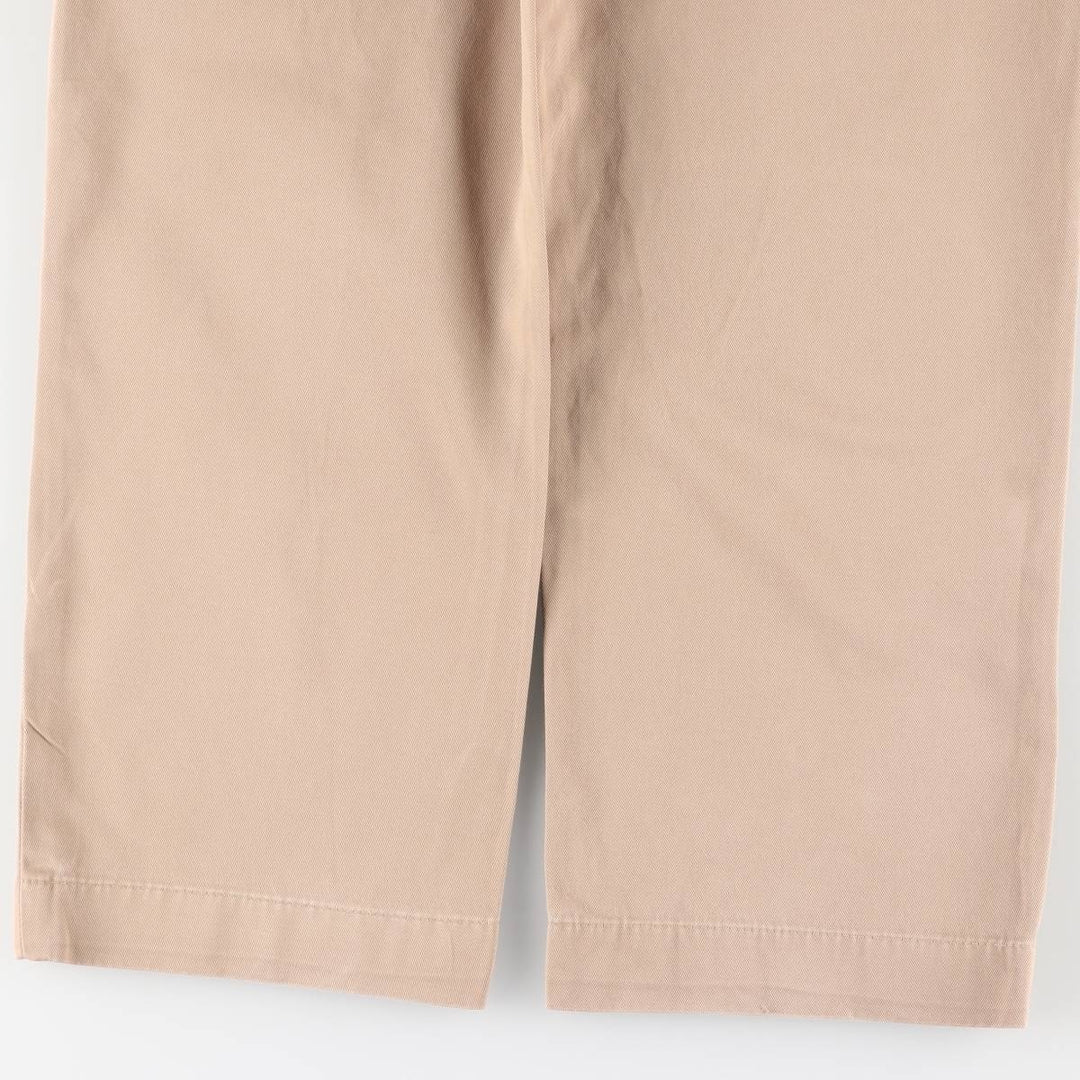 Ralph Lauren POLO by Ralph Lauren SMITH PANT chino pants, men's size W34 cotton beige type brown Vintage Second Hand