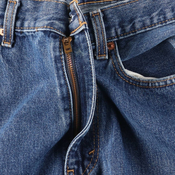 Levi's 505 tapered denim pants for men, size w36 cotton blue type Vintage Second Hand