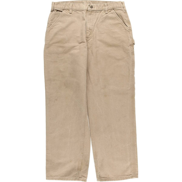 Carhartt Original Dungaree Fit Duck Painter Pants, Men's, W36 equivalent cotton Beige type Vintage Second Hand