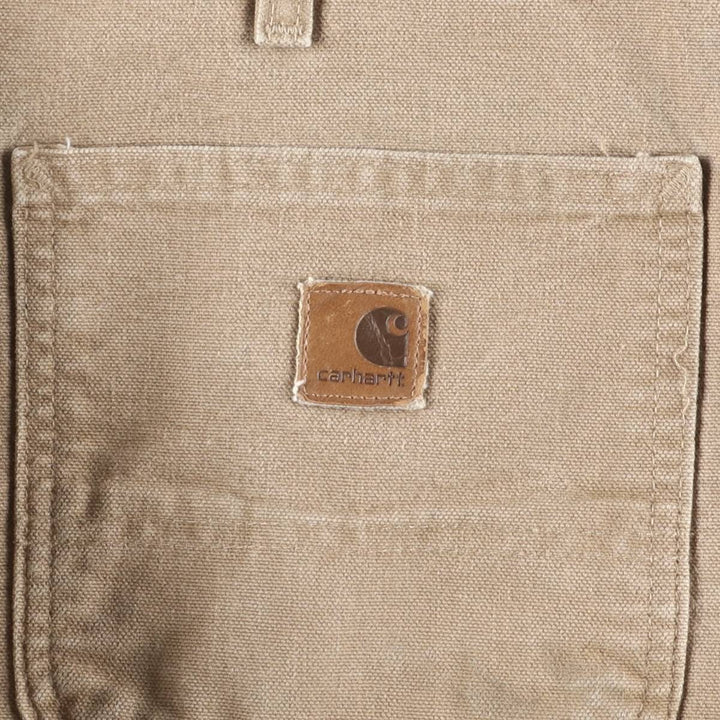 Carhartt Original Dungaree Fit Duck Painter Pants, Men's, W36 equivalent cotton Beige type Vintage Second Hand