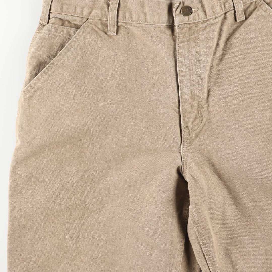 Carhartt Original Dungaree Fit Duck Painter Pants, Men's, W36 equivalent cotton Beige type Vintage Second Hand