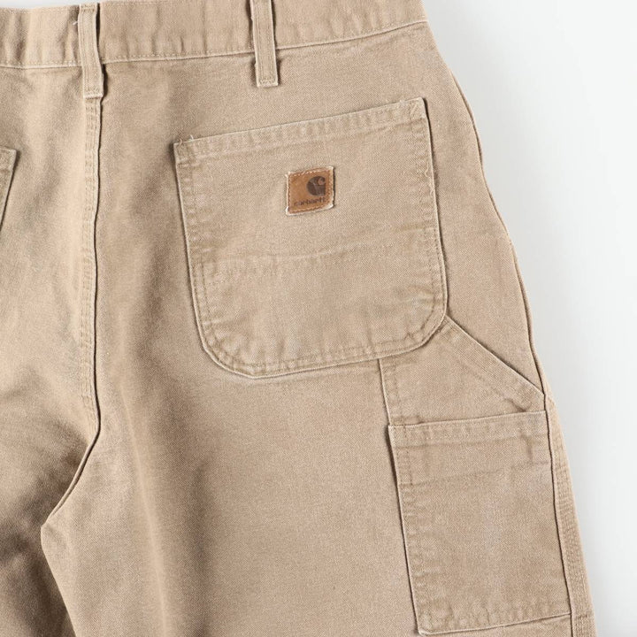 Carhartt Original Dungaree Fit Duck Painter Pants, Men's, W36 equivalent cotton Beige type Vintage Second Hand
