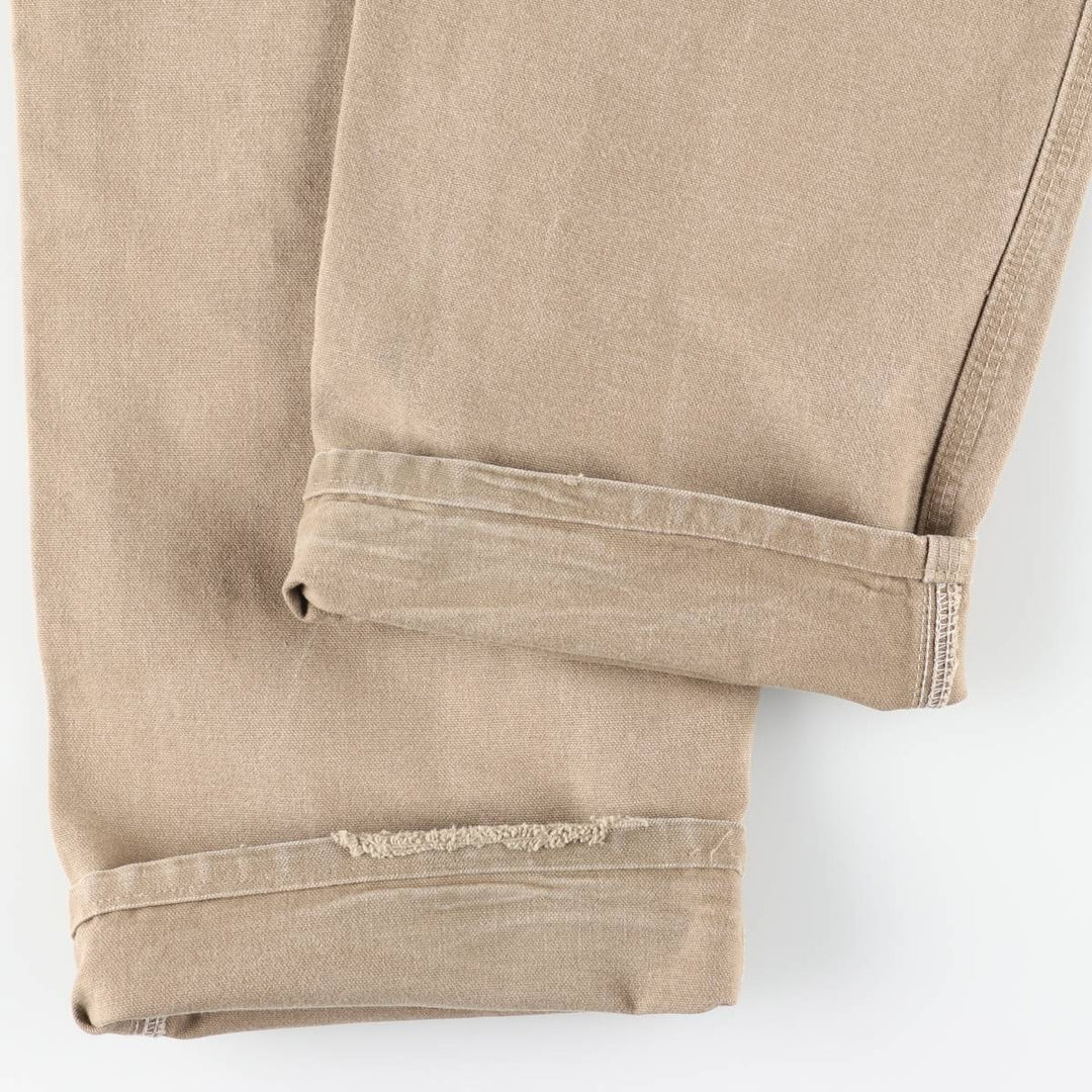 Carhartt Original Dungaree Fit Duck Painter Pants, Men's, W36 equivalent cotton Beige type Vintage Second Hand