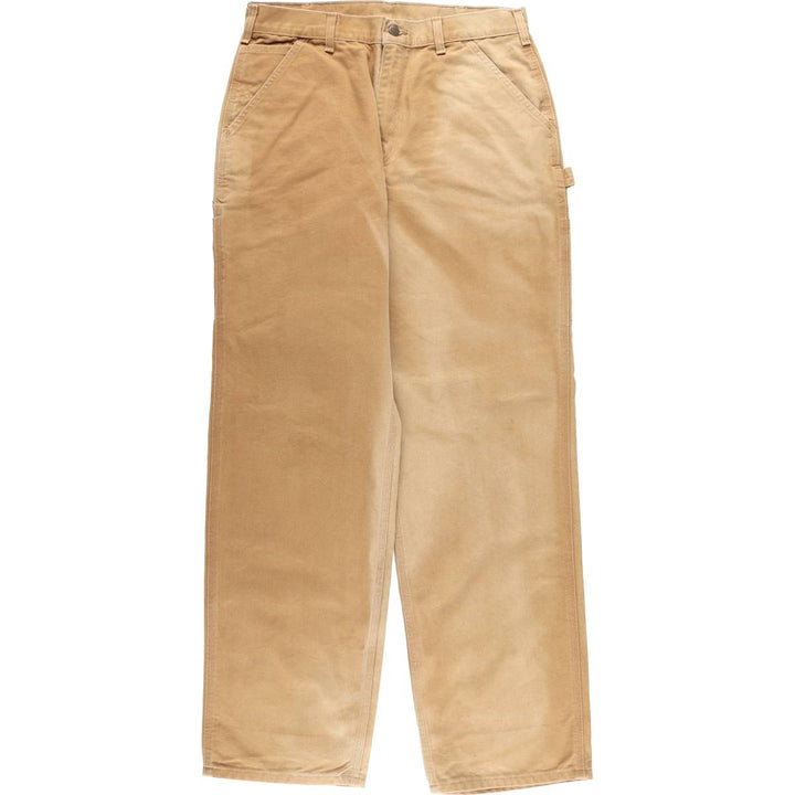 Carhartt Loose Original Fit Duck Painter Pants, Men's, W34 equivalent cotton beige type brown Vintage Second Hand