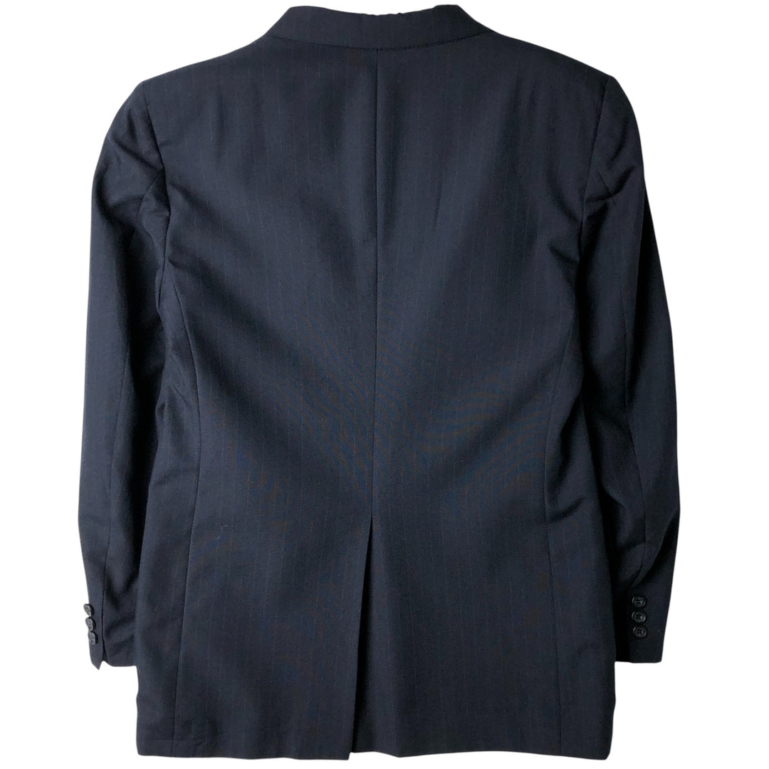 KUPPENHEIMER Striped Pattern Blazer, Tailored Jacket, Made in USA, Men's Size M unclear navy blue type Vintage Second Hand
