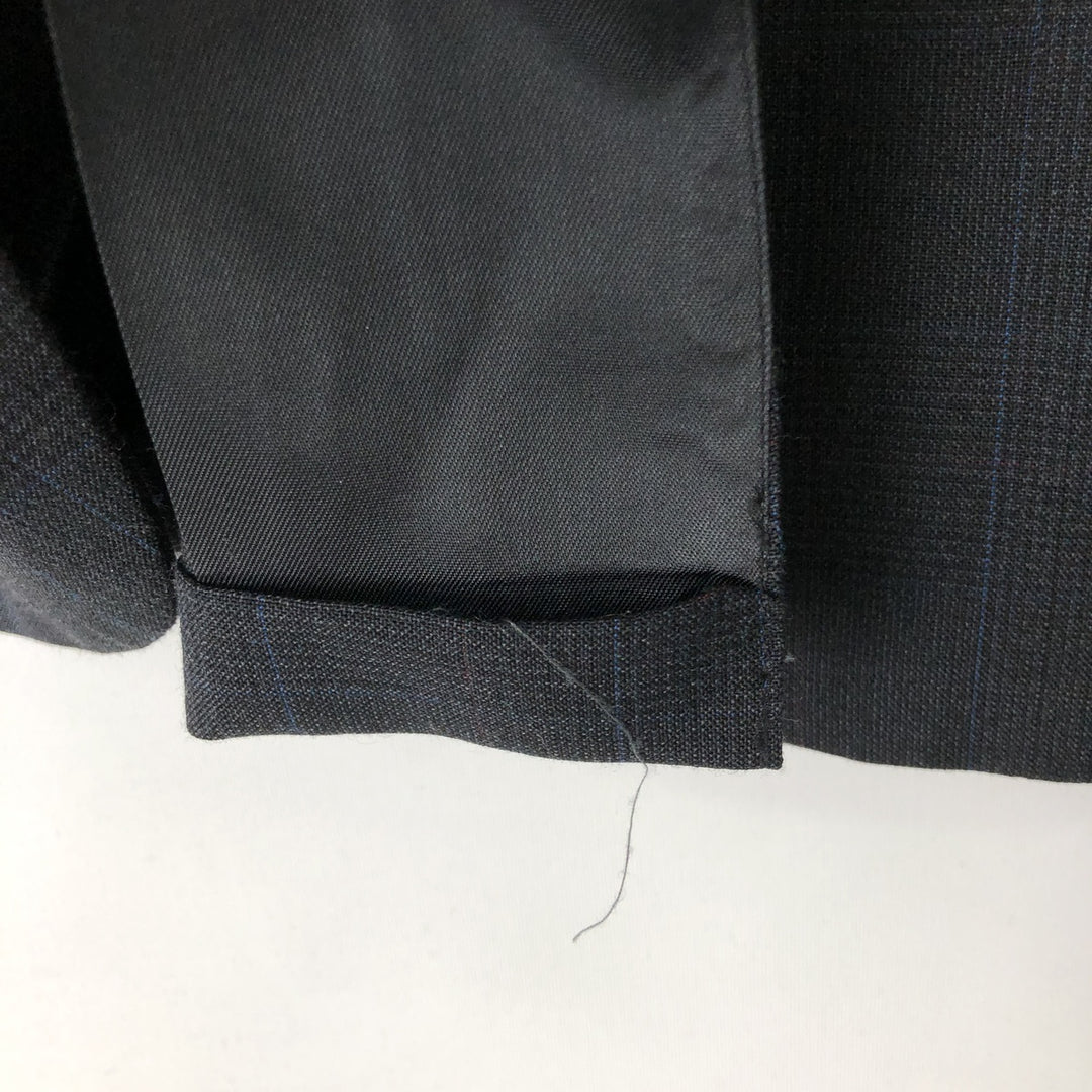 Palm Beach Check Pattern Blazer, Tailored Jacket, Made in USA, Men's Size Medium unclear Charcoal Vintage Second Hand