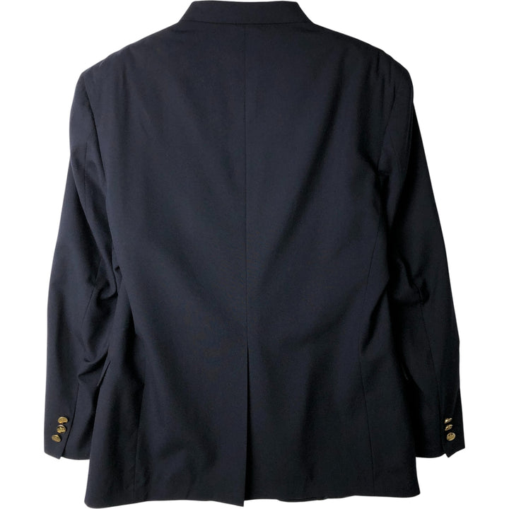 Stafford Executive Navy Blazer, Tailored Jacket, Made in USA, Men's Size Medium wool navy blue type Vintage Second Hand