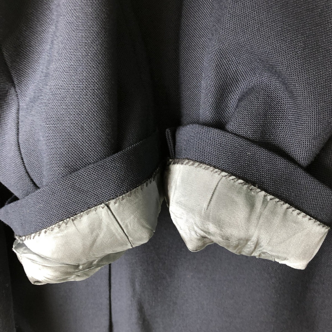 Stafford Navy Blazer, Tailored Jacket, Men's Size L Dacron Polyester navy blue type Vintage Second Hand
