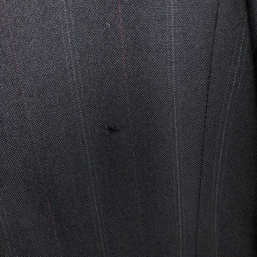 Stafford Stripe Pattern Blazer, Tailored Jacket, Made in USA, Men's Size L unclear navy blue type Vintage Second Hand