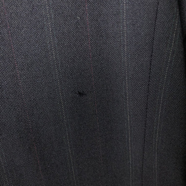 Stafford Stripe Pattern Blazer, Tailored Jacket, Made in USA, Men's Size L unclear navy blue type Vintage Second Hand