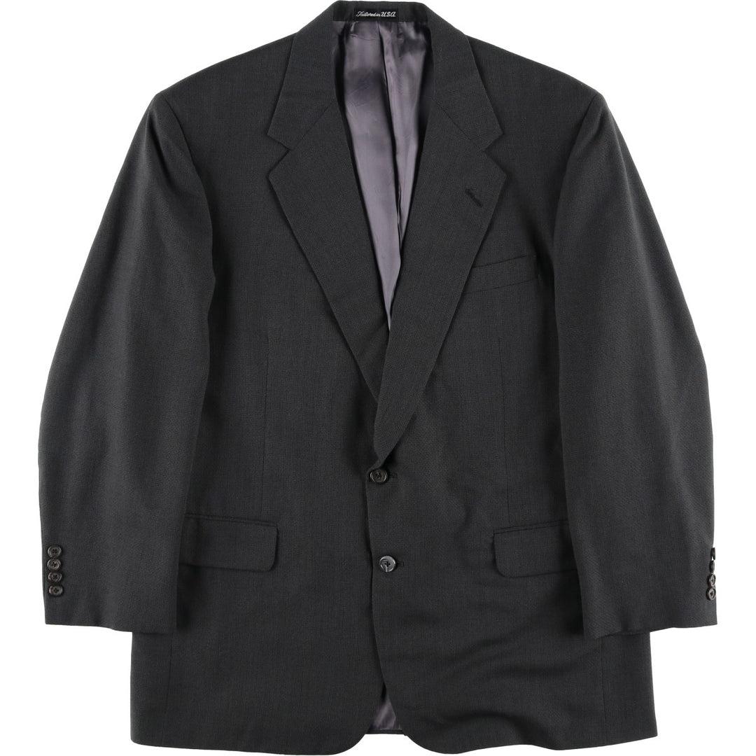H.FREEMAN and SON wool tailored jacket, made in the USA, men's size L wool Green type dark green Vintage Second Hand