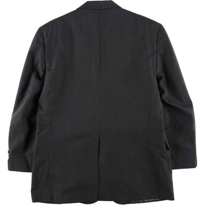 H.FREEMAN and SON wool tailored jacket, made in the USA, men's size L wool Green type dark green Vintage Second Hand