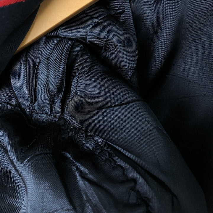 Kelly Navy Blazer, Tailored Jacket, Made in USA, Men's Size Medium unclear navy blue type Vintage Second Hand