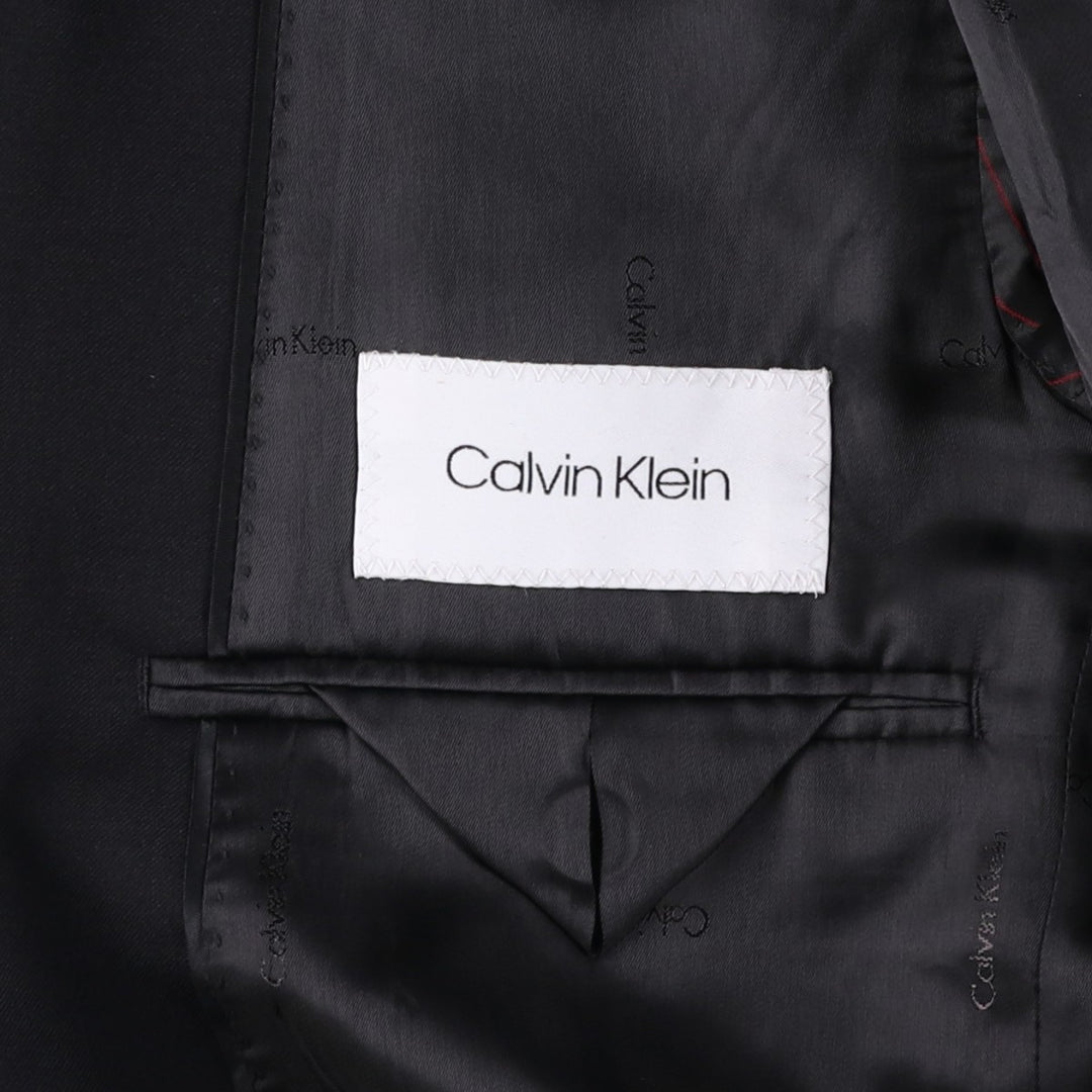 Calvin Klein wool tailored jacket, men's size M wool black type Vintage Second Hand