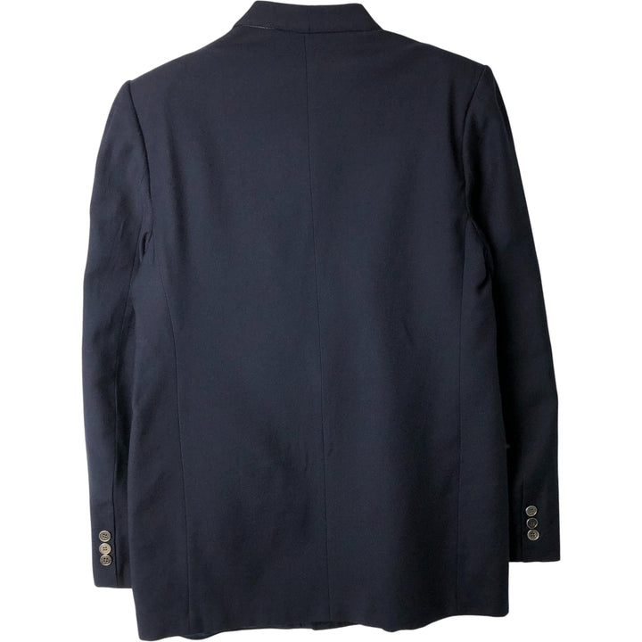 MICHOPOULOS SELECT Double-Breasted Blazer, Tailored Jacket, Men's Size Small unclear navy blue type Vintage Second Hand