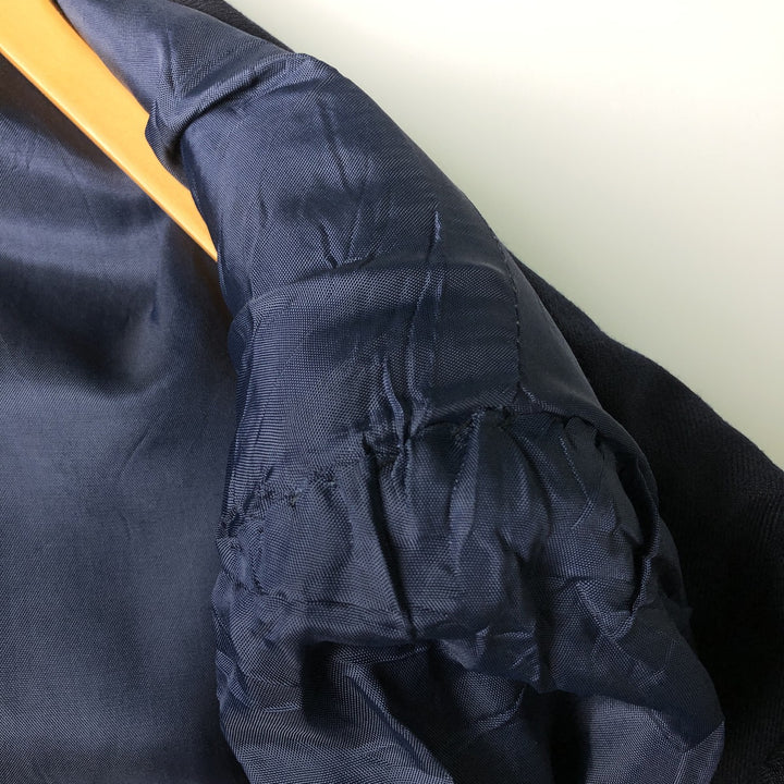 MICHOPOULOS SELECT Double-Breasted Blazer, Tailored Jacket, Men's Size Small unclear navy blue type Vintage Second Hand