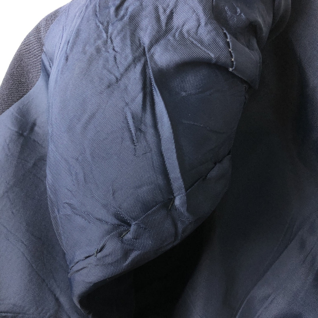 MICHOPOULOS SELECT Double-Breasted Blazer, Tailored Jacket, Men's Size Small unclear navy blue type Vintage Second Hand