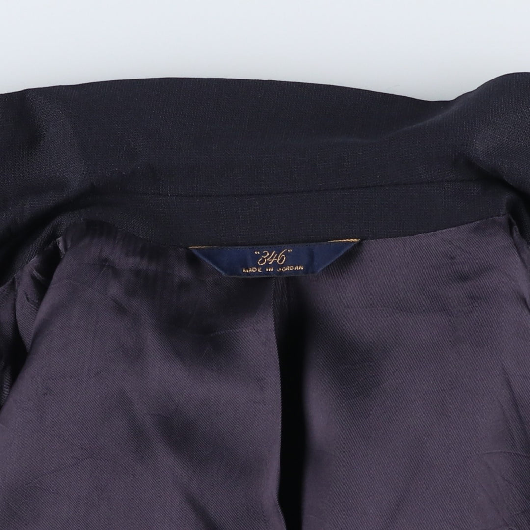 Brooks Brothers 346 Wool Tailored Jacket, Men's Size Medium wool navy blue type Vintage Second Hand