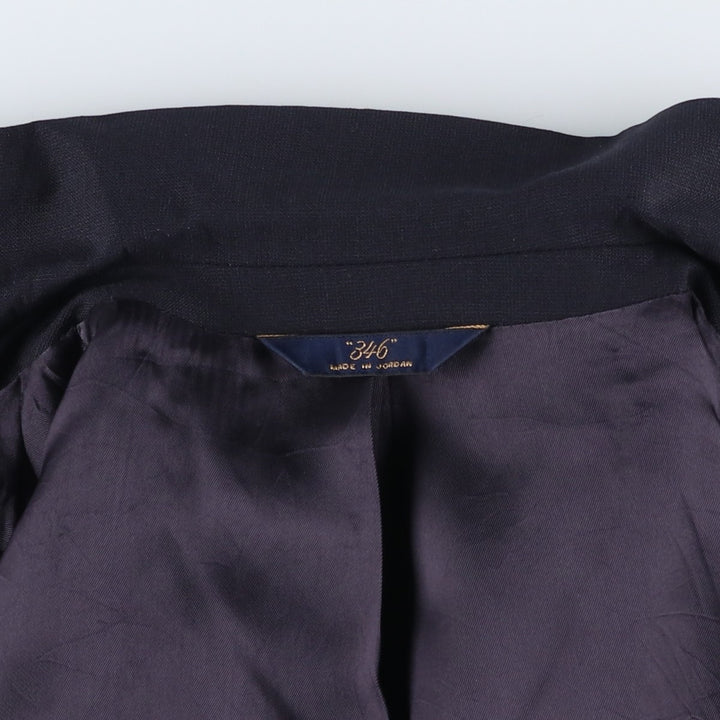 Brooks Brothers 346 Wool Tailored Jacket, Men's Size Medium wool navy blue type Vintage Second Hand