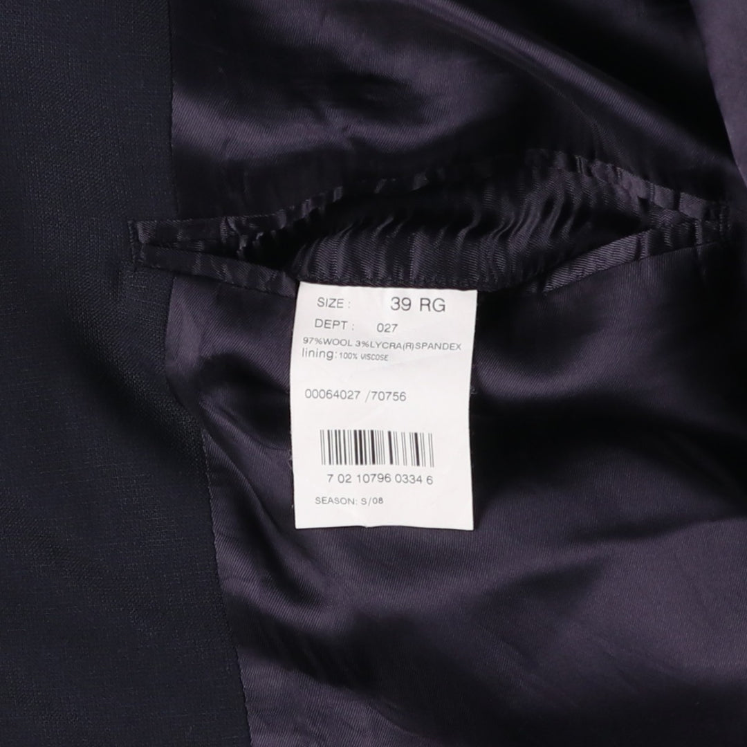Brooks Brothers 346 Wool Tailored Jacket, Men's Size Medium wool navy blue type Vintage Second Hand