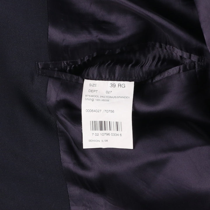 Brooks Brothers 346 Wool Tailored Jacket, Men's Size Medium wool navy blue type Vintage Second Hand
