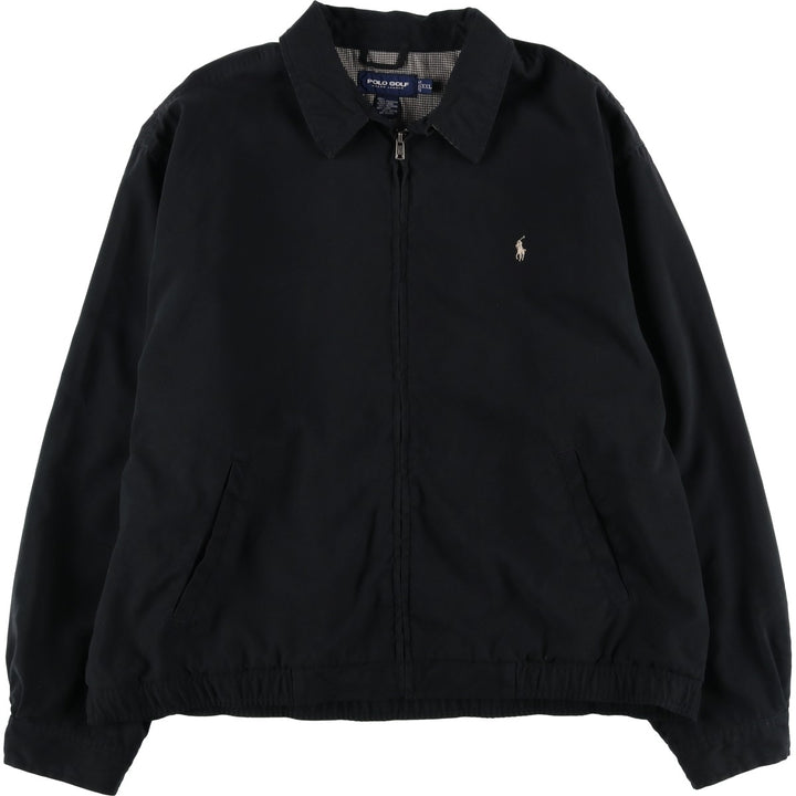 Ralph Lauren POLO GOLF Swing Top Sports Jacket, Men's XXL polyester black type Vintage Second Hand