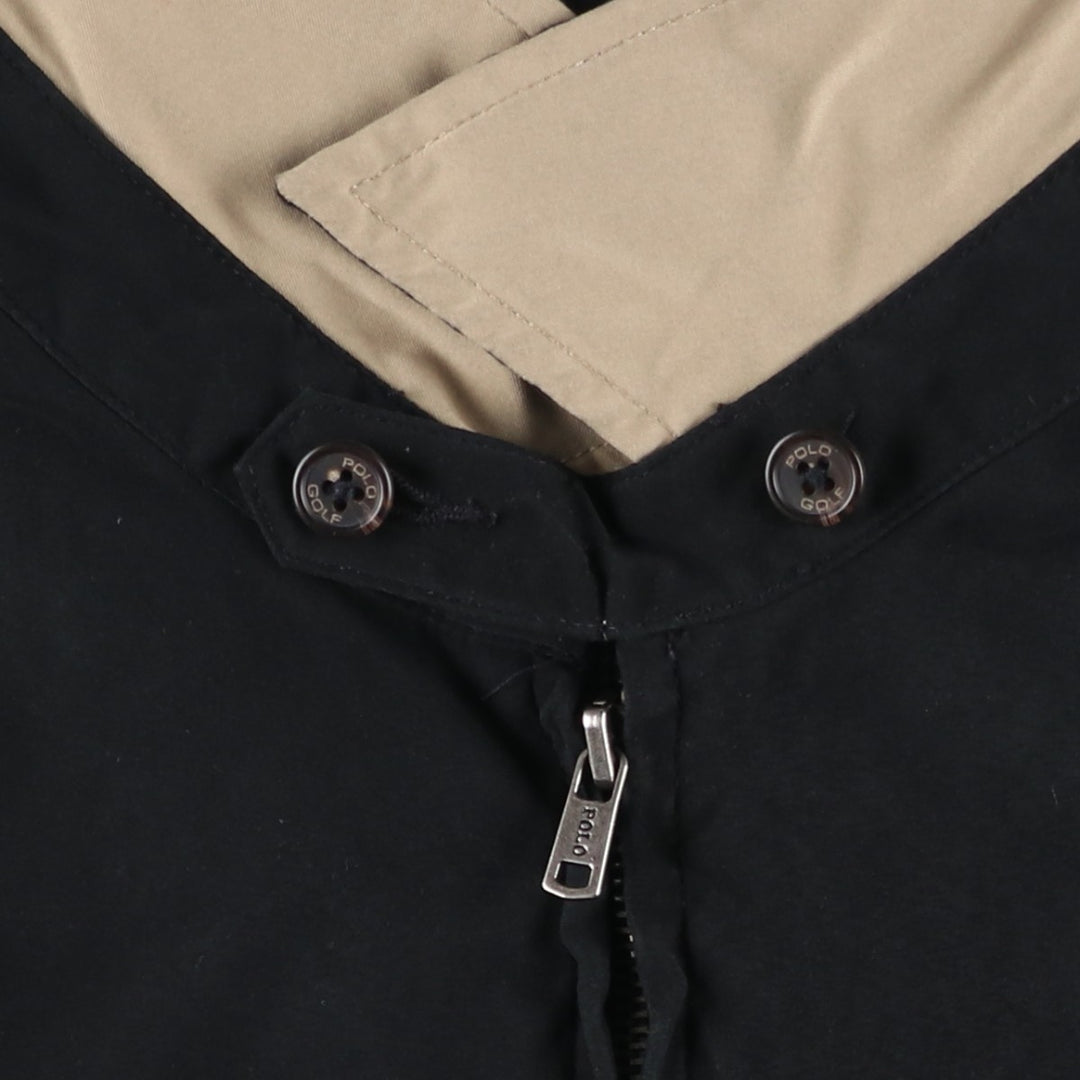 Ralph Lauren POLO GOLF Swing Top Sports Jacket, Men's XXL polyester black type Vintage Second Hand