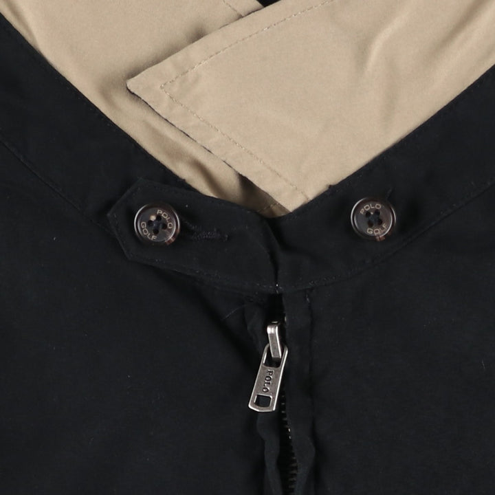 Ralph Lauren POLO GOLF Swing Top Sports Jacket, Men's XXL polyester black type Vintage Second Hand