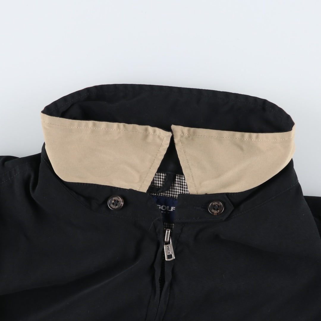 Ralph Lauren POLO GOLF Swing Top Sports Jacket, Men's XXL polyester black type Vintage Second Hand