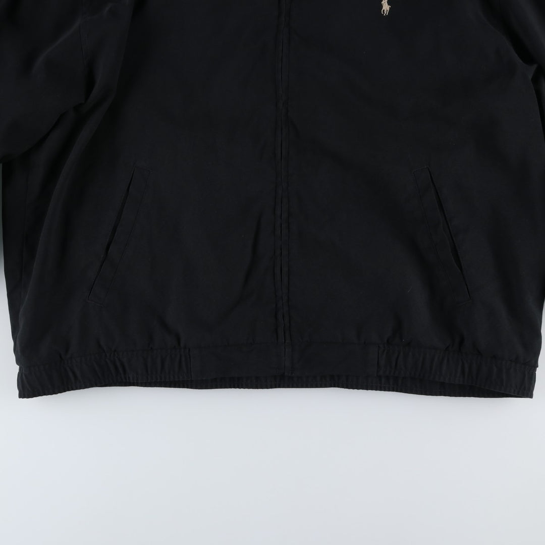 Ralph Lauren POLO GOLF Swing Top Sports Jacket, Men's XXL polyester black type Vintage Second Hand