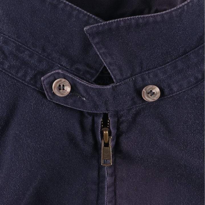 Ralph Lauren POLO by Ralph Lauren Swing Top Sports Jacket Men's L size cotton navy blue type Vintage Second Hand