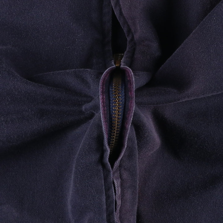 Ralph Lauren POLO by Ralph Lauren Swing Top Sports Jacket Men's L size cotton navy blue type Vintage Second Hand